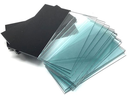 Welding Glass Clear and Black – Replacement Filter and Cover Lenses for Welding Helmets and Hand Shields, Protects Eyes from UV, IR and Spatter